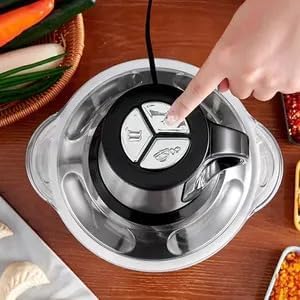 Stainless Steel Electric Chopper Meat Grinder Mincer Food Processor Slicer Vegetable Food Chopper Meat Slicer Machine 220V