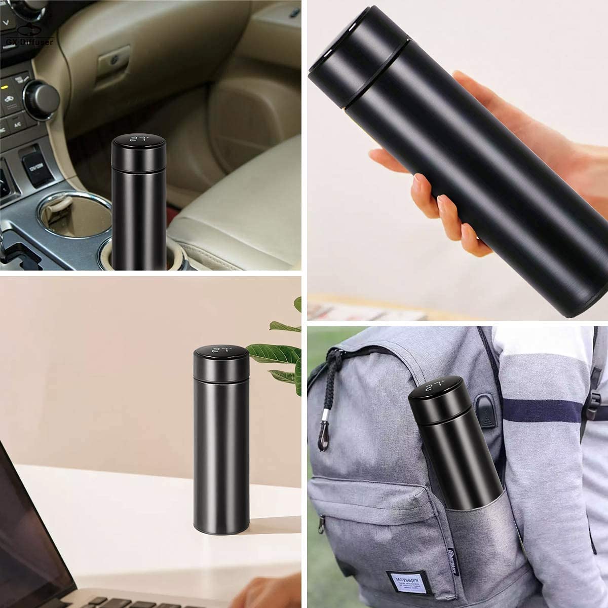 Smart Led Display Temperature Bottle