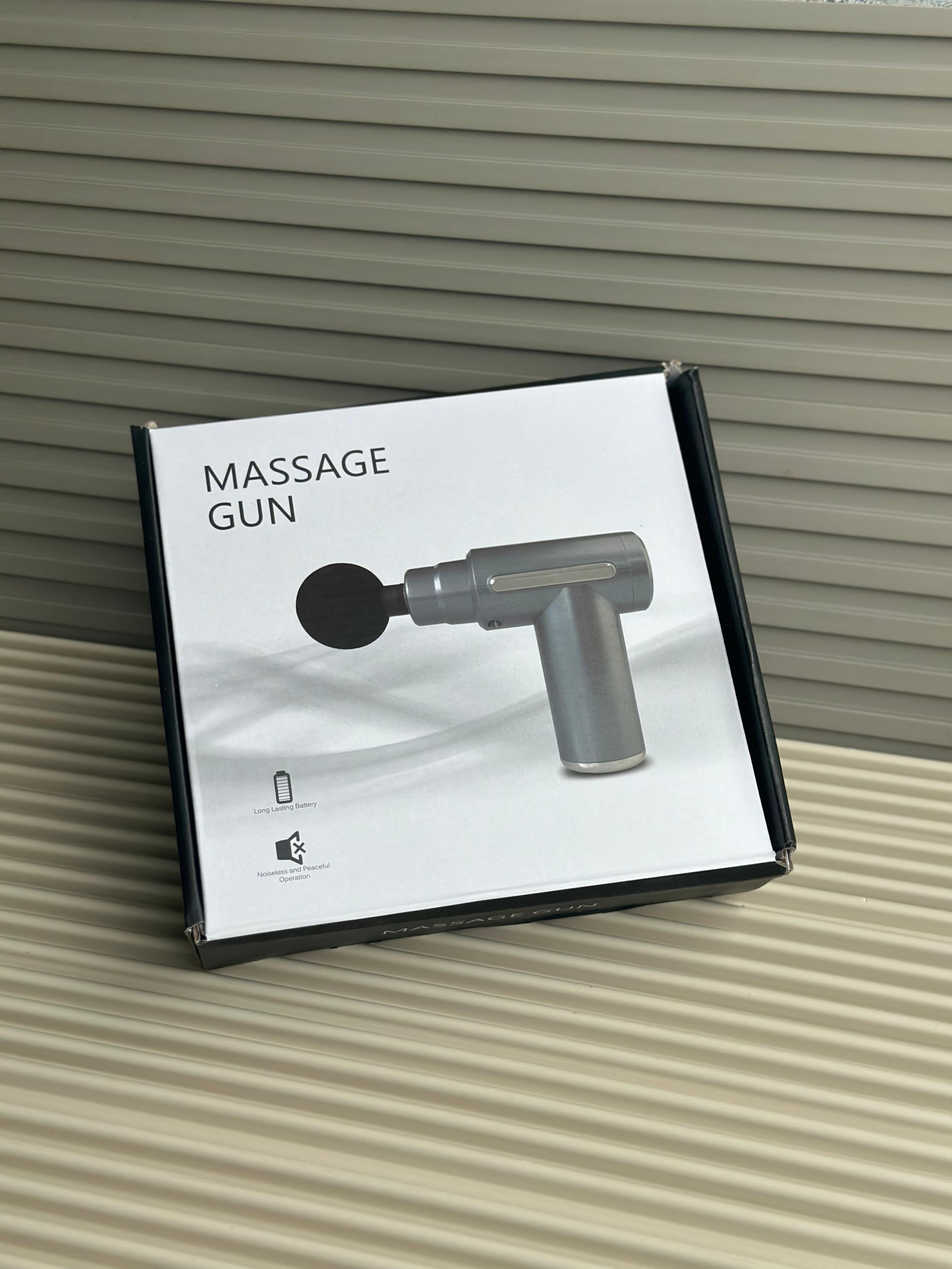 Gun Massager for Full Body Pain Relief, Rechargeable Cordless Deep Tissue Massage Machine for Legs & Arms