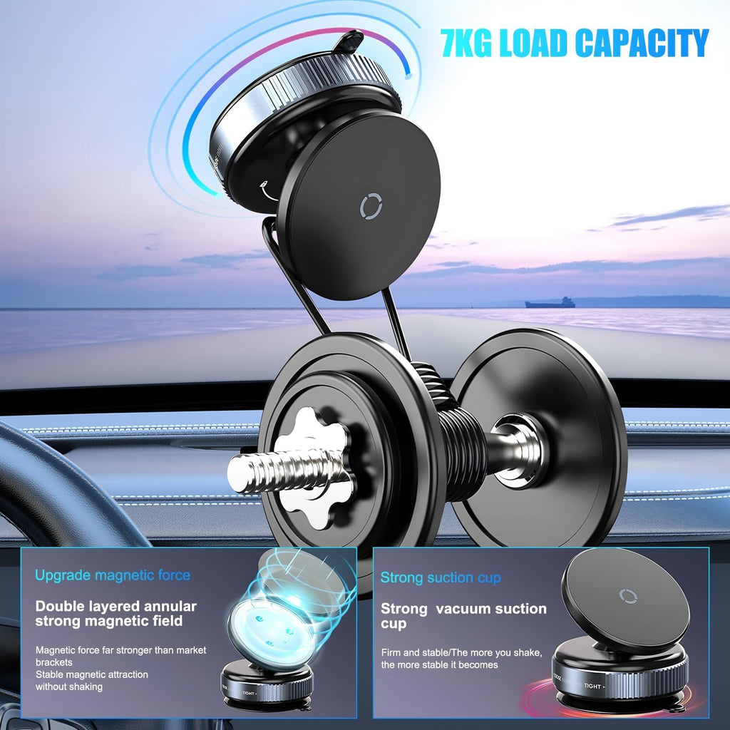 360° Vaccum Magnetic Phones Holder