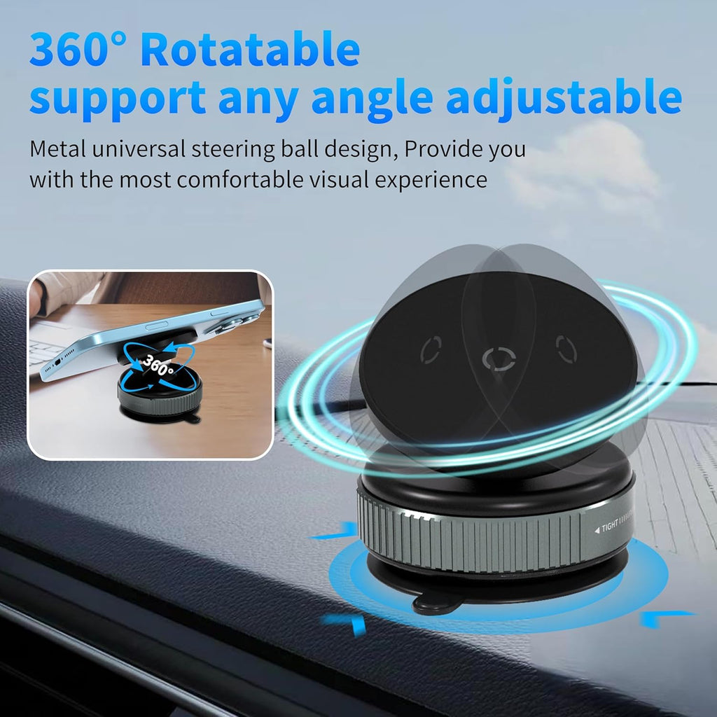 360° Vaccum Magnetic Phones Holder