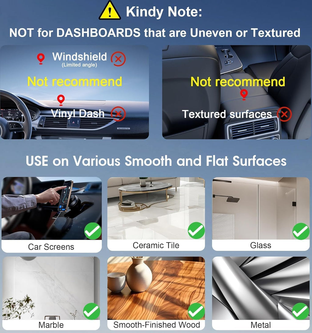 360° Vaccum Magnetic Phones Holder